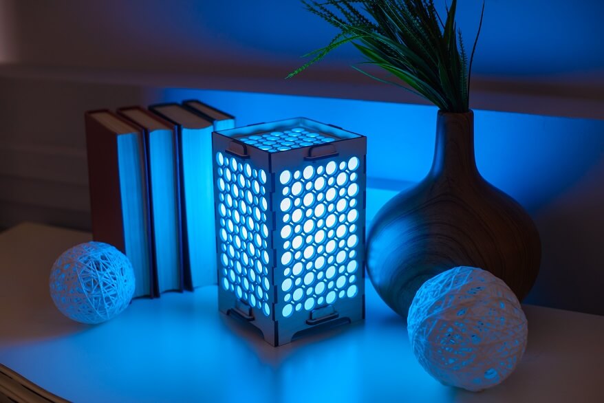 Long Distance Lamp with Multiple Circles for family and friends Tactus store